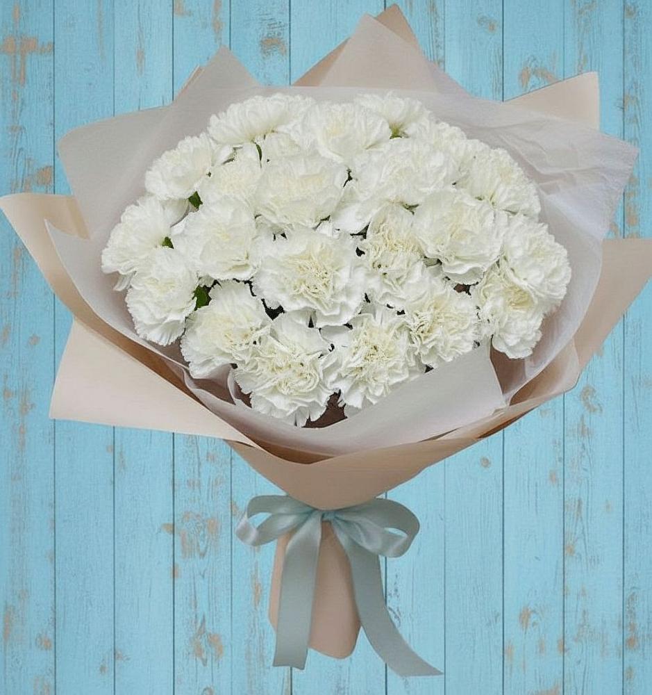 Букет цветов из: Гвоздики в Большой Мурте