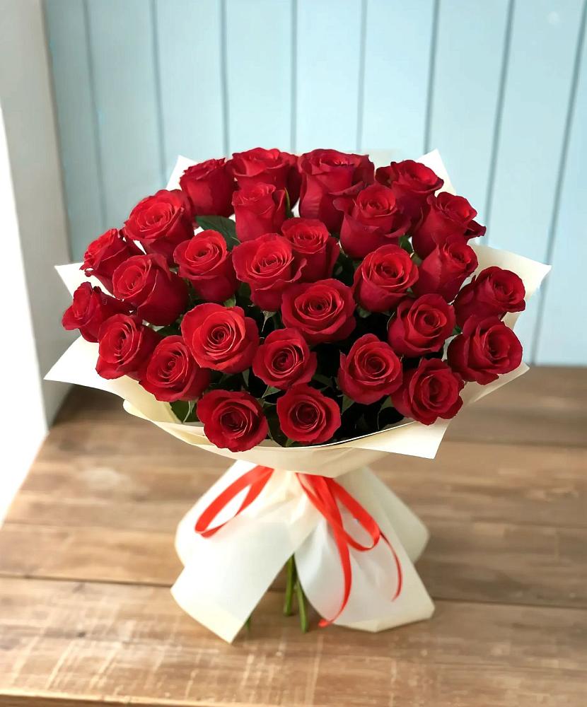 Букет 29 Красных роз в Большой Мурте