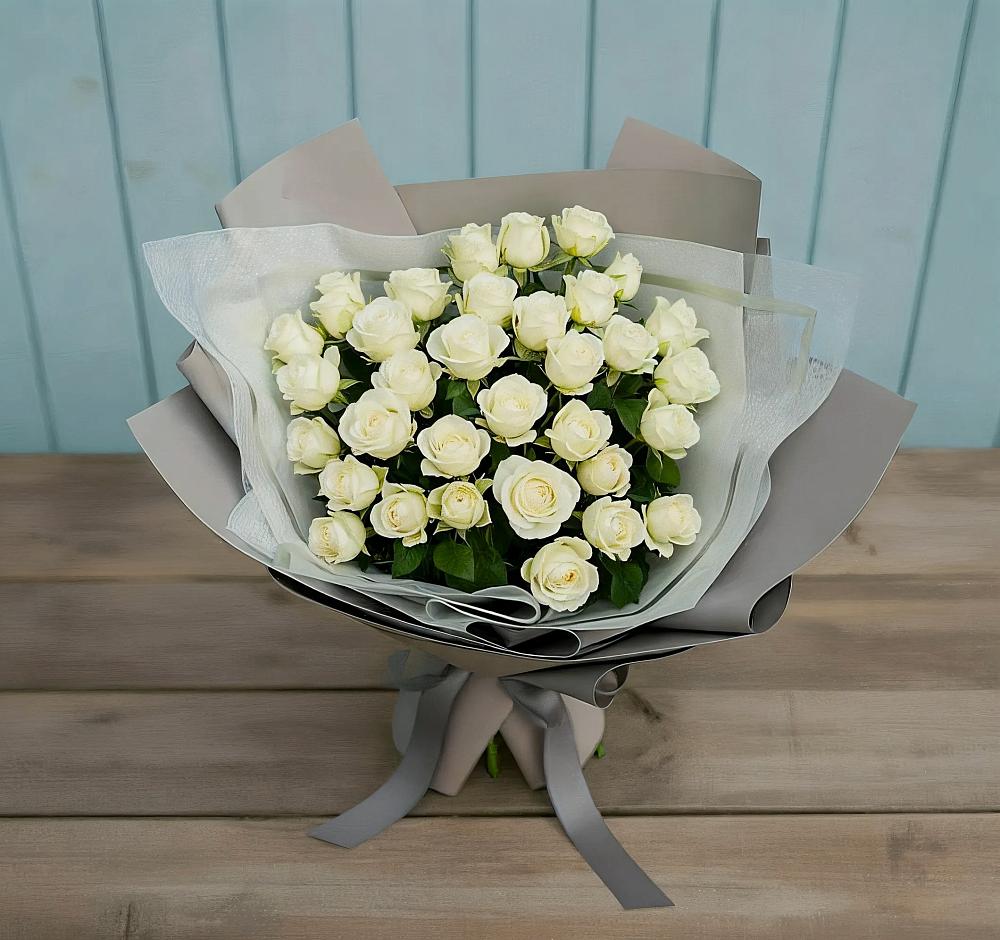 Букет Белоснежная нежность в Большой Мурте