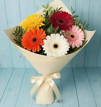 Букет цветов из:  Герберы в Большой Мурте