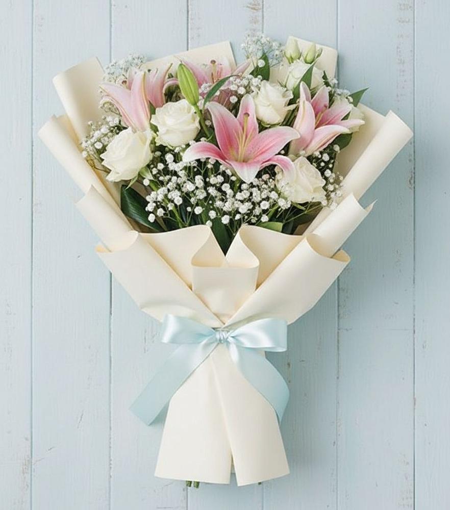 Букет цветов из: Лилии в Большой Мурте