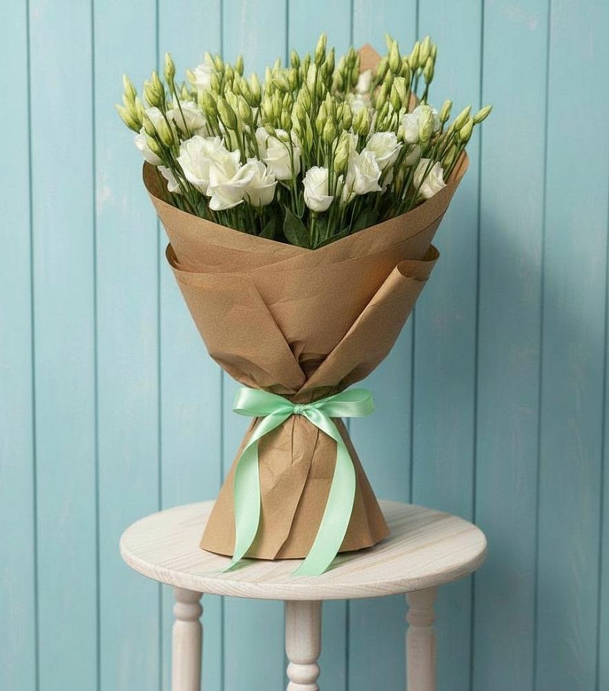 Букет цветов из: Лизиантусы в Большой Мурте