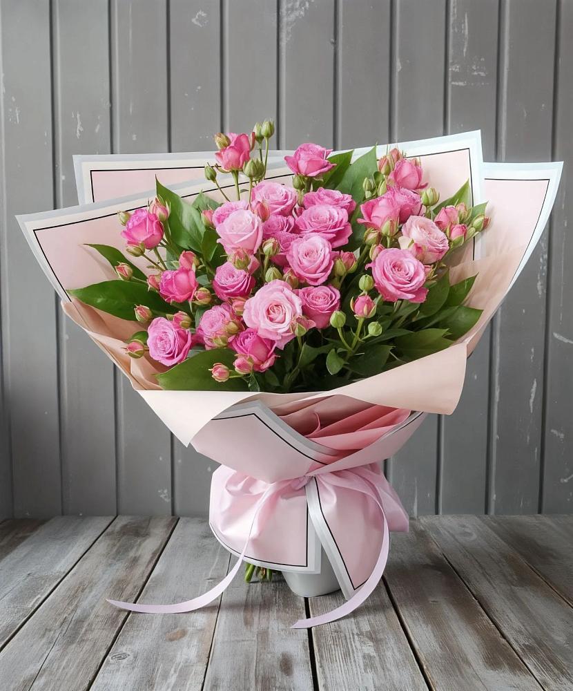 Букет Розовый кустик в Большой Мурте