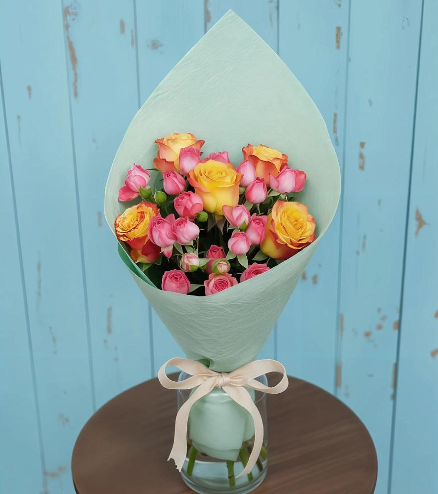 Букет цветов из: Розы в Большой Мурте