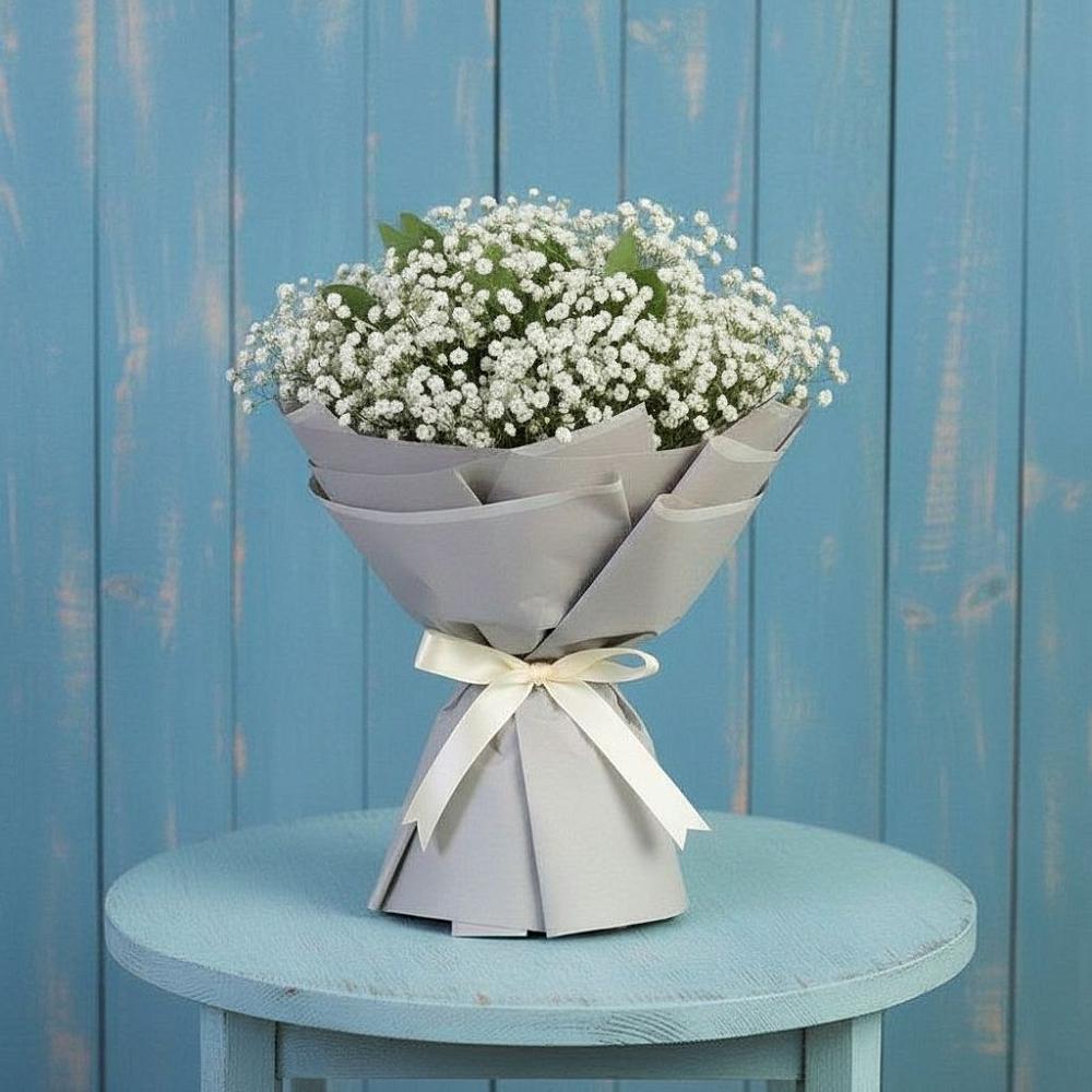 Букет цветов из: Гипсофила в Большой Мурте