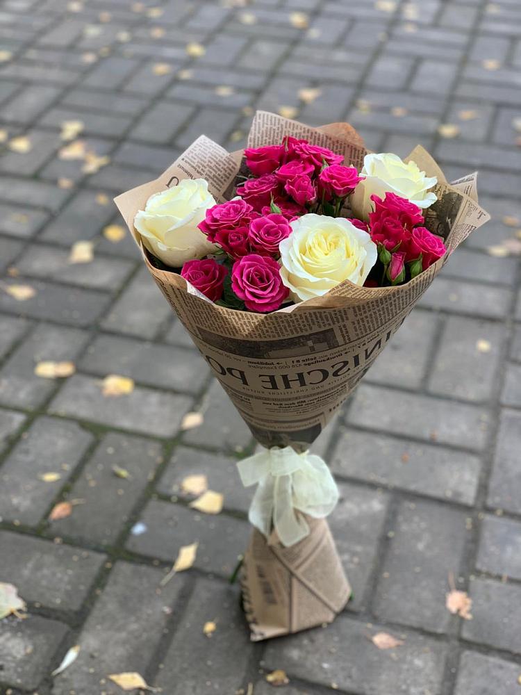 Букет цветов из: Розы в Большой Мурте