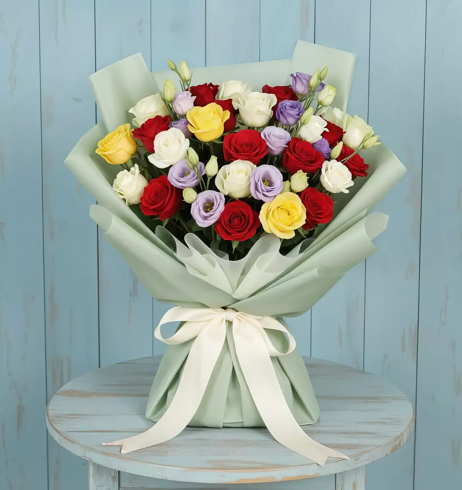 Букет цветов из: Розы в Большой Мурте