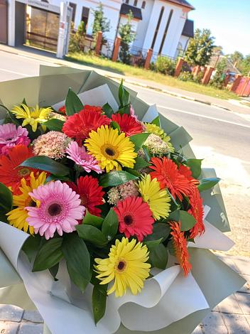 Букет цветов из: Герберы в Большой Мурте