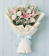 Букет цветов из:  Лилии в Большой Мурте