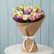 Букет цветов из:  Лизиантусы в Большой Мурте